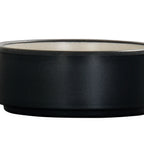 Thumbnail image #1 for Cal-Mil Hudson 22027-13103 Ramekin, 4 x 4 x 1.5 in, Raised Rim, Matte Black & Ivory Two-Tone, Melamine Case of 6