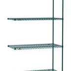 Thumbnail image #1 for Metro Super Erecta SE-2130K3-86-A4 Add-On Wire Shelving Unit, 30"W x 21"D x 86"H, 800 lb. capacity per shelf, 2000 lb. capacity per unit, 1" shelf