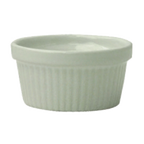 Thumbnail image #1 for International Tableware RAMF-10-EW 8 oz Round Fluted Stoneware Ramekin, 4-3/8" Diameter Case of 3 Dozen