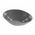 Thumbnail image #1 for G.E.T. cheforward ZEA101 Melamine Oval Bowl, 130 oz., Stone Grey, 16 x 13 x 5 in. Case of 4