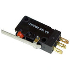 Thumbnail image #1 for AllPoints Foodservice Parts & Supplies 421421 Range Door Switch, Black Plastic, 125/250V, 5A