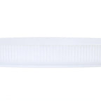 Thumbnail image #1 for Cal-Mil Arista 26107-12-15 12-Inch Round Raised-Rim White Melamine Plate Case of 6