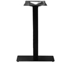 Thumbnail image #1 for Oak Street B628SQUARE-BAR Bar-Height Square Steel Table Base, 6" x 28" T/End, Matte Black Finish, Adjustable Levelers