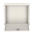 Thumbnail image #2 for Alpine Industries ADI631-03-WHI Wall-Mount Suggestion Box, 12 x 3 x 10 in, Key Lock, White Finish Case of 10
