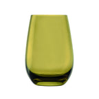 Thumbnail image #1 for Global Tableware Collective Stolzle, Elements Z3520012EL014 Olive Lead Crystal Tumbler Glass, 16-1/2 oz. Case of 2 Dozen