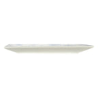 Thumbnail image #2 for CAC China Atlantic Seashell ATC-SQ21 12" Square Porcelain Plate with Blue Decorated Rim 1 Dozen