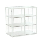 Thumbnail image #2 for Cal-Mil 22116-15 3-Tier Acrylic Countertop Pastry Display Case with Dual Hinged Doors, 26.5"W x 17"D x 26.75"H
