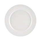 Thumbnail image #1 for CAC China Maxwell MLRN-8 9-Inch Round White Melamine Plate with Rolled Edge Case of 2 Dozen