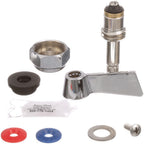 Thumbnail image #1 for AllPoints Foodservice Parts & Supplies 511071 Right-Hand Faucet Stem Kit with Seat Washer, Handle, Bonnet, Screw & Red/Blue Indexes