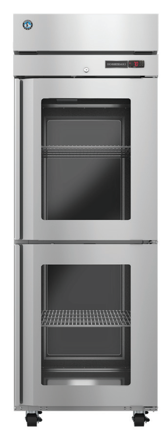 Product image #2 for Hoshizaki Steelheart One-Section Pass-Thru Heated Holding Cabinet with Half Glass Doors