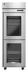 Thumbnail image #2 for Hoshizaki Steelheart One-Section Pass-Thru Heated Holding Cabinet with Half Glass Doors
