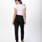 Thumbnail image #2 for Chef Works Jogger PBE02-BLK-3XL Unisex Black Work Pants, 4-Way Stretch, Elastic Drawstring Waist, Zipper Side Pocket, 3XL