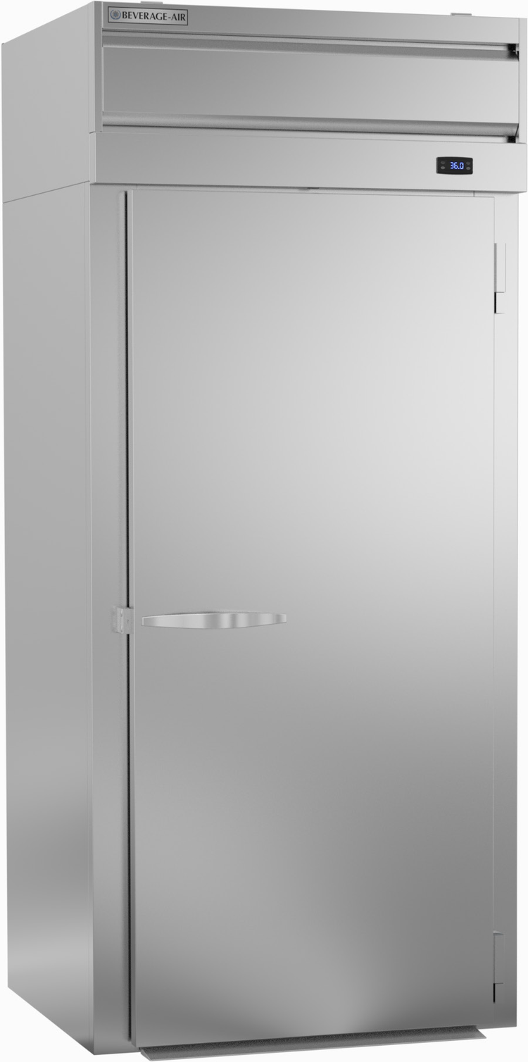 Product image #5 for Beverage-Air P-Series One-Section Top-Mount Roll-In Refrigerator with Solid Door, 34.86 Cu. Ft.
