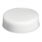 Thumbnail image #1 for TableCraft Products Invertatop 53FCAP Squeeze Bottle End Cap, White Polyethylene, Fits 53mm Bottles Case of 12