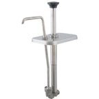 Thumbnail image #1 for AllPoints Foodservice Parts & Supplies Server 66336 Syrup/Topping Pump, 1.25 oz Adjustable Stroke, Stainless Steel, Fits 9-10 in Jars