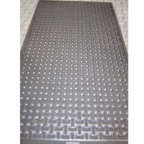 Thumbnail image #2 for Cactus Mat Vip 2540-C35 Grease-Resistant Black Rubber Floor Mat, 3' x 5', 1/4" Thick