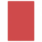 Thumbnail image #1 for Thunder Group PLCB181205RD Red Polyethylene Cutting Board, 12 x 18 x 1/2 in, Non-Skid Case of 6