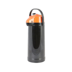 Thumbnail image #1 for Thunder Group APLG022D Airpot, 2.2 L (74 oz), glass-lined plastic, orange lever top Case of 6