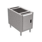Thumbnail image #1 for Venancio USA SD18 18" Stainless Steel Enclosed Cabinet Stand with Single Magnetic-Closing Door and Adjustable Legs