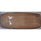 Thumbnail image #1 for Tableware Solutions USA Rustics by Continental 32CURV192-06 Rectangular Curved Platter, 14-2/5 x 6-1/10 in, Brown Case of 12