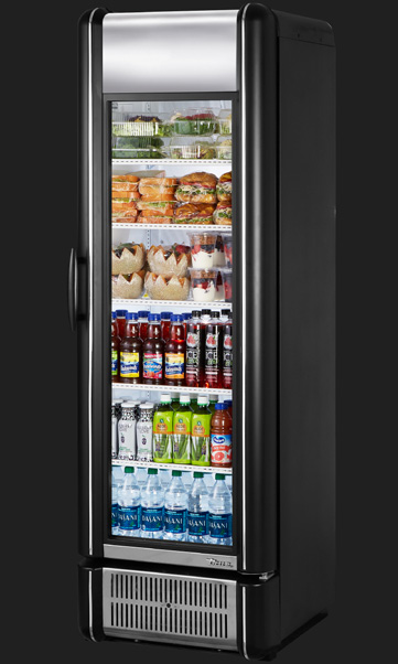 Product image #5 for True Retro Vintage 1-Section Glass Door Refrigerated Merchandiser