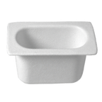 Thumbnail image #1 for G.E.T. Bugambilia IH1/9DGB 1/9-Size Food Pan, 4" Deep, Cast Aluminum with Resin Coating, Granite Black