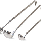 Thumbnail image #2 for JB Prince De Buyer U128 8 Stainless Steel Ladle, 4.14 oz Capacity, 2-1/2 in. Bowl Diameter