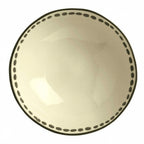 Thumbnail image #1 for Libbey Dulcet DULCET-3C Round Stoneware Soup Bowl, 14 oz, 6 in, Cream with Dots