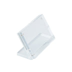 Thumbnail image #1 for TableCraft Products 12209 Rectangular Clear Acrylic Sign Holder with Inset Magnets, 2.5" x 1.25" x 1.75" Case of 288