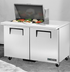 Thumbnail image #5 for True Mega Top 48-Inch 2-Section 2-Door Sandwich/Salad Prep Table with 12-Pan Top