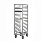 Thumbnail image #1 for Lakeside Manufacturing Prisonbilt PBPR988 Open Aluminum Pan Rack, 20-Pair Tray Slides, 29-1/2"W x 21-1/2"D x 66"H
