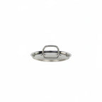 Thumbnail image #1 for Tuxton China Tuxsteel RSZW-071 Round Stainless Steel Pot Lid, 7-1/8-Inch Diameter, Rivetless Handle