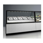 Thumbnail image #1 for Oscartek Metro METRO 2 CBM1650 Countertop Heated Hot Food Display Case, 65", 1 Shelf, Wet Bain-Marie Hot Well, Slanted Glass