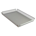 Thumbnail image #1 for Cadco VariKwik™ CNB-VK ™ Food/Nacho Basket, Flat Bottom, Perforated Sides, Aluminum