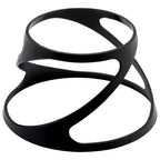 Thumbnail image #1 for Global Tableware Collective Dalebrook, Twist DBTB3610 Round Twist Display Riser, Black Polycarbonate, 3-7/8"