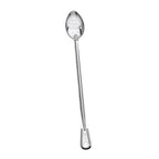 Thumbnail image #1 for Browne USA Foodservice 4784P 21" Perforated Stainless Steel Serving Spoon with Reinforced Handle