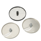 Thumbnail image #1 for Electrolux Professional 650196 3-Piece Food Processor Disc Set: 2mm Slicer, 5mm Slicer, 3mm Grater