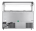 Thumbnail image #6 for KoolMore 60-Inch 2-Door Commercial Refrigerated Prep Table with Sneeze Guard and Buffet Slide