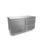 Thumbnail image #1 for Fagor Refrigeration FUR-60-D4-N Two-Section Undercounter Refrigerator, 4 Drawers, Stainless Steel, Self-Contained, 1/4 HP