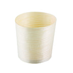 Thumbnail image #1 for TableCraft Products Cash & Carry BAMDCP2 Disposable Mini Serving Cup, 2 oz, Wood Case of 12