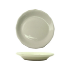 Thumbnail image #1 for International Tableware Victoria VI-7 Ceramic Round Plate, 7-3/8-Inch, Scalloped Edge Case of 3 Dozen