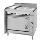 Thumbnail image #1 for Montague Company Legend V136-1G 36-Inch Gas Range with Convection Oven, 12-Inch Griddle and Two 12-Inch Hot Tops