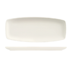 Thumbnail image #1 for Libbey Basics BW-1449 Oblong Porcelain Tray, 14" x 6", Bright White