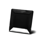 Thumbnail image #1 for G.E.T. Squared - EGS D99SQ-B . . 9-Inch Black Square Coupe Melamine Plate Case of 6