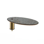 Thumbnail image #1 for Steelite Mogogo, Modular MGCIAY14GBXX Buffet Display Shelf, Large Low Oval, Grey Slate, 20" x 10" x 6-1/2"H