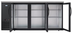 Thumbnail image #10 for Koolmore 72.8-Inch Three-Section Back Bar Refrigerator with 3 Glass Swing Doors, 18.3 Cu. Ft., Black Finish