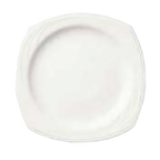 Thumbnail image #1 for Libbey Elan 905437893 Square Porcelain Plate, 10-1/4", Medium Rim, Flat Edge, White