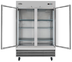 Thumbnail image #8 for KoolMore Two-Section Reach-In Glass Door Freezer, 47 Cu. Ft., Bottom-Mount Self-Contained, Stainless Steel