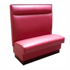 Thumbnail image #1 for ATSMFG ATS AT&S-AS-W48-P GR6 MFG Single Restaurant Booth, 48"L x 48"H, Plain Back, Grade 6 Upholstery