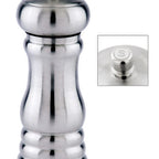 Thumbnail image #1 for Chef Specialties Professional Series Prentiss 06452 Salt Mill, 6.6" High, Stainless Steel, Adjustable Grinding Mechanism